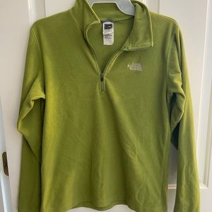 North Face quarter zip pullover fleece